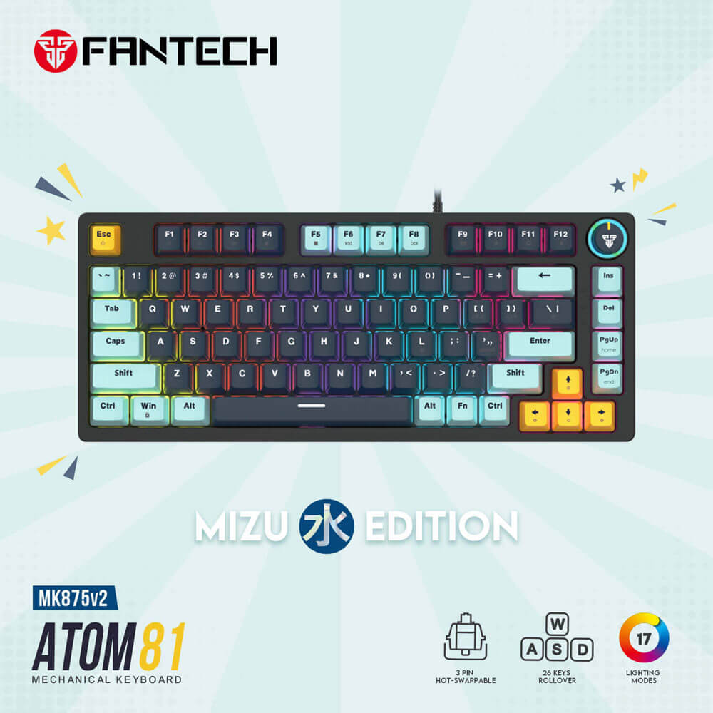 FANTECH_ATOM81_MK875V2_MECHANICAL_GAMING_KEYBOARD_-_MIZU_SERIES__NAVY_BLUE
